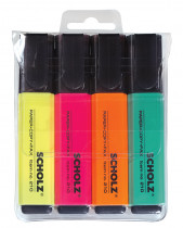 Маркер текстовый 210, 1-5мм., набор 4шт./уп.