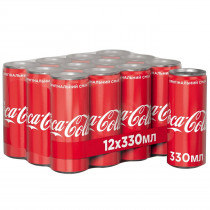 Напиток Coca-Cola 0,33л., 12шт./уп., жестяная банка