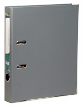 Регистратор 5см. А4 (PP) односторонний, сер.