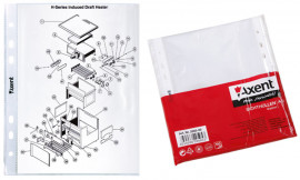 Файл глянцевий А5 40мк верхній розріз 100шт./уп.