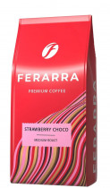 Кофе в зернах Ferarra Strawberry Choco с ароматом клубничного шоколада, 1кг.