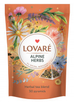 Бленд чая травяного, цветочного и зеленого "Alpine Herbs", в пирамидках 50шт.*2г. (4823115403148)