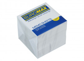 Блок для записи неклееный 90*90*90мм., бел.