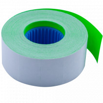 Этикет-лента 26*16мм., прямоугольная, внутренняя намотка, 1000шт./рул., 10рул/уп., зелен.