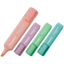 Маркер текстовый Highlighter 2537-A, 1-5 мм клиноп, набор 4 цвета, пастель