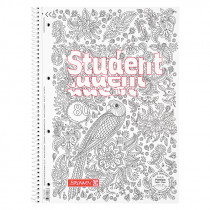 Колледж-блок А4 Premium, линия, 80 листов, Zenart bird