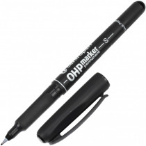 Маркер перманентный, круглое острие 0,3мм. (S) 2634, черн.