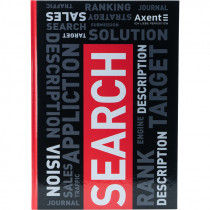 Книга учета 80л., А4, Colors, твердый переплет, офсет, кл., красн.