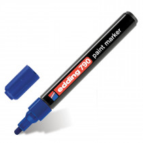 Маркер лакирующий 790, кругое острие 2-3мм., син.