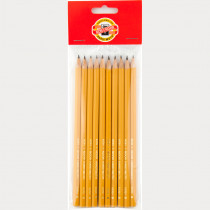 Карандаш простой графитный технический для черчения и графичесских работ 1570 B, 10 шт/уп.