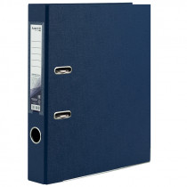 Регистратор 5см. А4 (PP), двусторонний, темно-синий