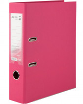 Регистратор 7,5см. А4 (PP) двусторонний, розов.