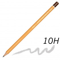 Карандаш простой графитный технический для черчения и графических работ 1500 10H