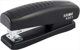 Степлер 24/6, 20арк., глибина захоплення 65мм., гумове покриття, чорн.