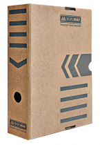 Коробка архивная А4, 80мм., крафт. коричн.