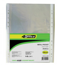 Файл глянцевий А4+ 30мк верхній розріз 100шт./уп.