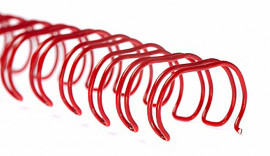 Пружины метал. 11 мм.; 3:1, 100шт./уп., красн.