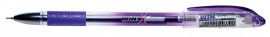 Гельова ручка X-TEN, корпус проз., ст. фіолет.