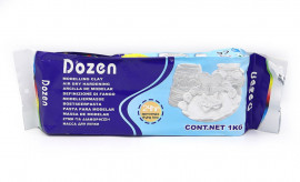 Маса для ліплення, 1000г., біл. (DSCN0668)