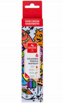 Олівці кольорові, 6 кол., Teenage