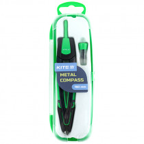 Циркуль+грифель у футлярі салатовий 160 мм