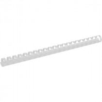 Пружини пластикові 19мм., скріплють до 180арк., 100шт/уп., біл.