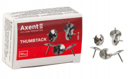 Кнопки металеві 50шт/уп., нікель.