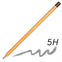 Карандаш простой графитный технический для черчения и графических работ 1500 5H