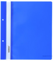 Швидкозшивач з прозорим верхом та перфорацією, В5, син.