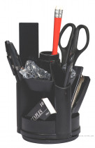 Набір настільний пластиковий 14 предметів, чорн.