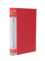 Папка на 20 файлов, толщина 600мкм., красн.