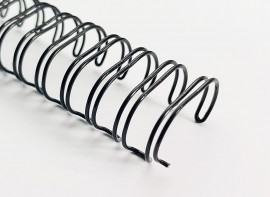 Пружины метал. 9,5 мм.; 3:1, 100шт./уп. черн.