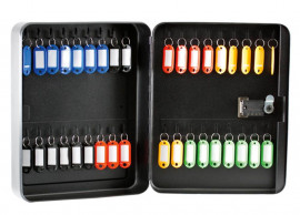 Сейф настенный для 36 ключей металл. черн.