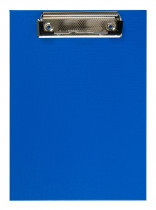 Планшет с верхним прижимом А5, PVC, син.