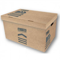 Контейнер для архівних коробок, відкривається зверху, на 6кор. по 80мм, або 5кор. по 100мм, коричн.