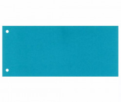 Разделительные полосы картон 105*240мм, 100шт, син.