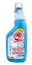 Жидкость для мытья стекол, 500мл. Морской бриз, запаска
