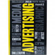 Книга учета 80л., А4, Colors, твердый переплет, офсет, кл., желт.