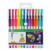 Набір гелевих ручок NEON & GLITTER, 12шт. (6шт.-NEON + 6шт.-GLITTER)