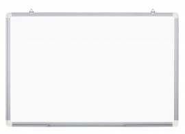 Доска белая магнитная сухостираемая, 60X90см, алюм. рамка 22*20мм