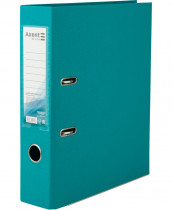 Регистратор 7,5см. А4 (PP), двусторонний, бирюз.