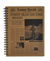 Зошит на спіралі В6, 96арк., чисті аркуші, Craft