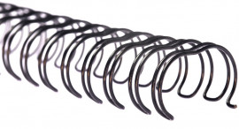 Пружины метал. 16,0 мм.; 2:1, 40шт./уп., черн.