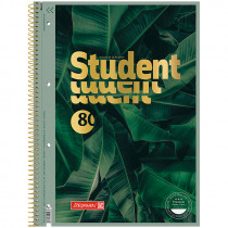 Колледж-блок А4 Premium, клетка, 80 листов, Jungle, зелен.