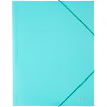 Папка на резинках, А4, Pastelini, мятная