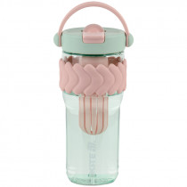 Стакан для воды, 900 мл, мятно-розовый