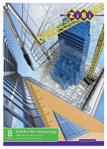 Папка для черчения А3, 8л., 160г/м2