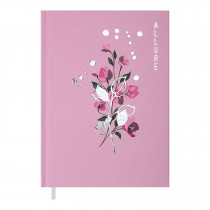 Ежедневник не датированный ALLURE, 144л. (288стр.), розов.
