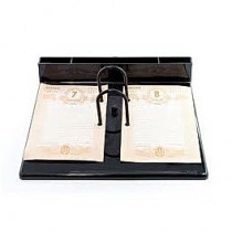 Подставка под календарь универсальная, черная ПКУ-03