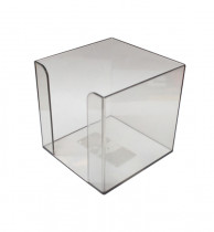 Подставка для бумажного блока 9*9*9см., дымч.